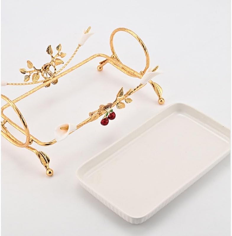 Iron Art Creativity Fruit Platter Dim Sum Tray Living Room Cake Plate Dessert