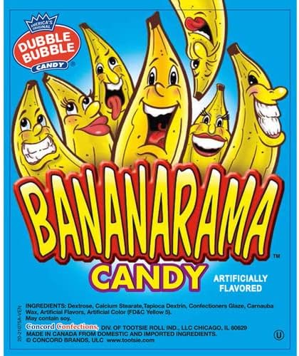 1 POUND BANANARAMA CANDY BULK RUNTS BANANA HEADS