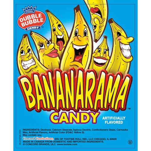 1 Pound Bananarama Candy Bulk Runts Banana Heads #TOP1