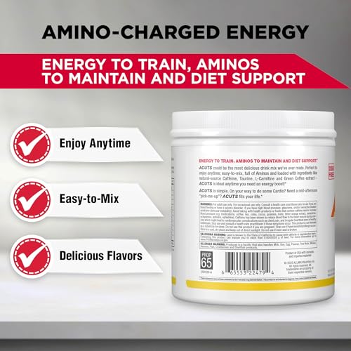 Image of ALLMAX ACUTS Amino Energy Powder, 30 Servings, Pina Colada