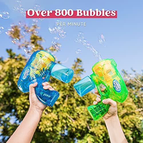 Joyin 2 Bubble Guns Blaster Kit With 2 Bubble Solution For Kids, Automatic Bubble Maker Blower Machine, Bubble Blower For Bubble Party Favors, Birthday, Outdoor & Indoor Activity, Summer Toy #TOP1