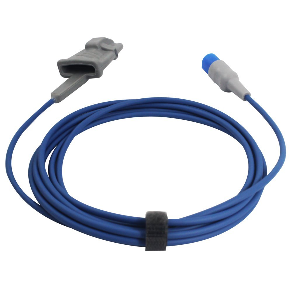 Sino-k Kompatibel Philips M1191BL Spo2 Sensor Erwachsene Weiche 9,8 ft 8 Pins Connector FDA/CE Genehmigt