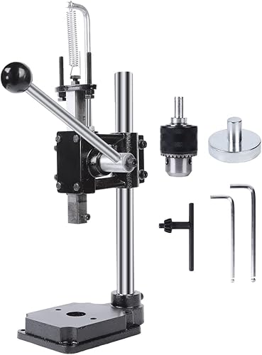 SKMZ Punzonadora manual de punzonado de cuero, prensas de eje de base de hierro dúctil para piezas de bricolaje, perforación, corte, formación de