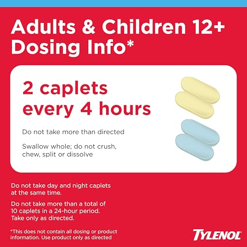 Tylenol Cold + Flu Severe Day & Night Caplets, Combo Pack, 24 Ct - image 5
