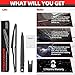 OTUAYAUTO Rear Windshield Wiper Arm and Blade - Replacement for Toyota RAV4 2000-2012, Matrix 2003-2008 OE:85242-12090