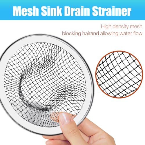 Colador para desagüe de baño acero inoxidable 2 pulg pack 100 miniatura 3