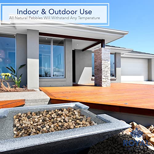 Royal Imports RP06NT 5Lbs River Rocks Decorative Ornamental Pebbles thumb #6