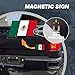 Mexican Flag Car Magnet 2-Pack 3