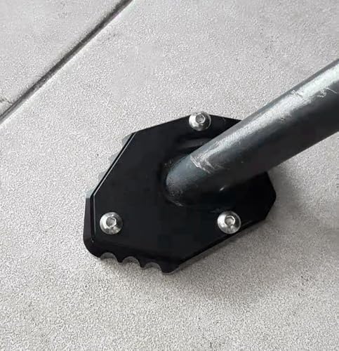 Kompatibel mit VERSYS 1000 SE 1000SE VERSYS1000 VERSYS1000SE 2015–2021 2022 2023 2024 Versys-X 300 X300 Motorradzubehör Seitenständer Fußverlängerungspolster (schwarz)