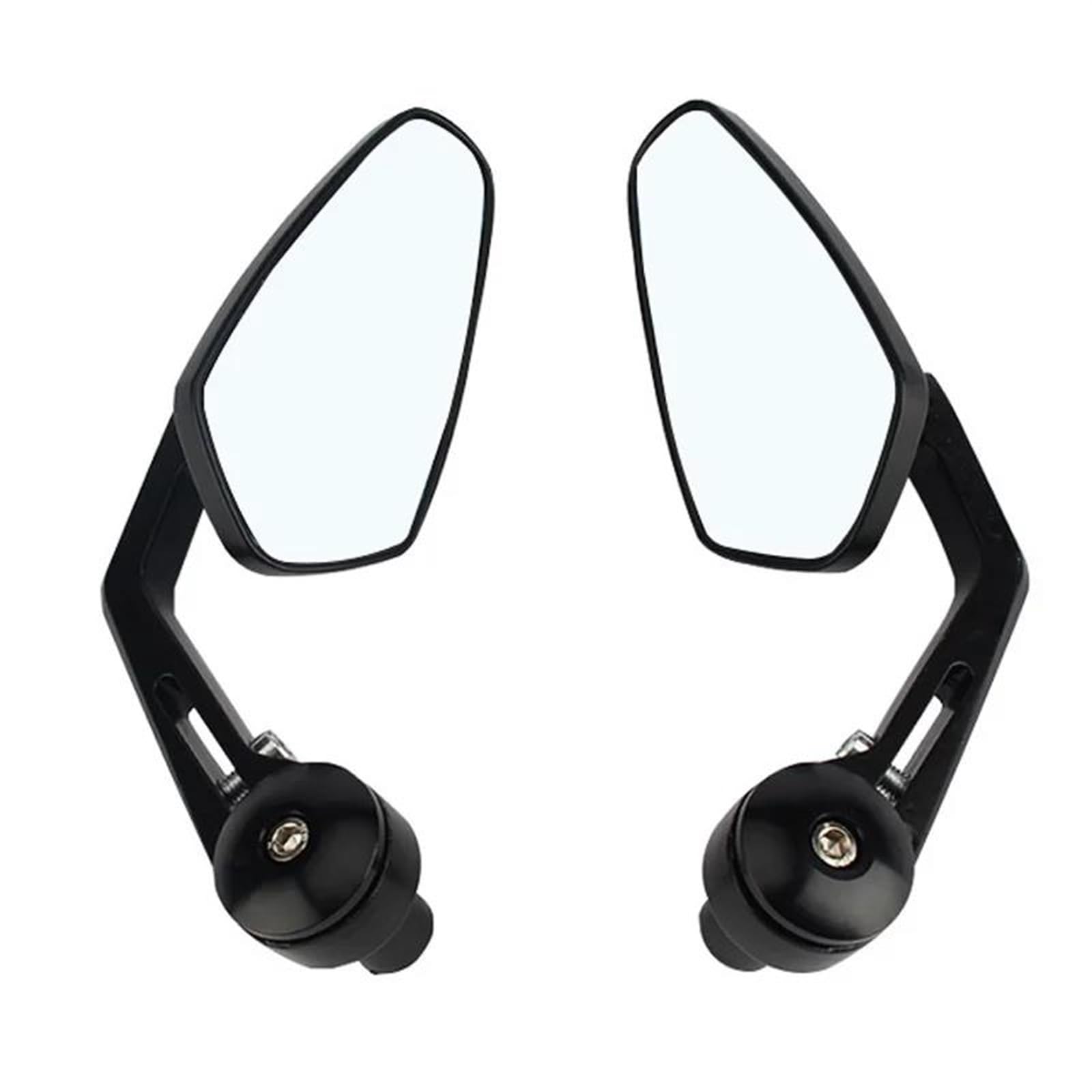 Espejos Moto Homologados Para Scooters Bicicletas Vehículos Todo Terreno 1 Par Espejos Retrovisores 7/8" Y 22 Mm Para Moto Espejo Lateral Para El Extremo Del Manillar Moto Geevorks