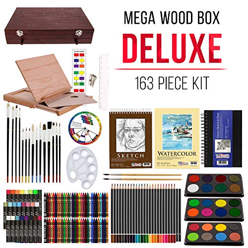U.S. Art Supply 142-PPBW-511 163-Piece Deluxe Art Supply Set thumb #1