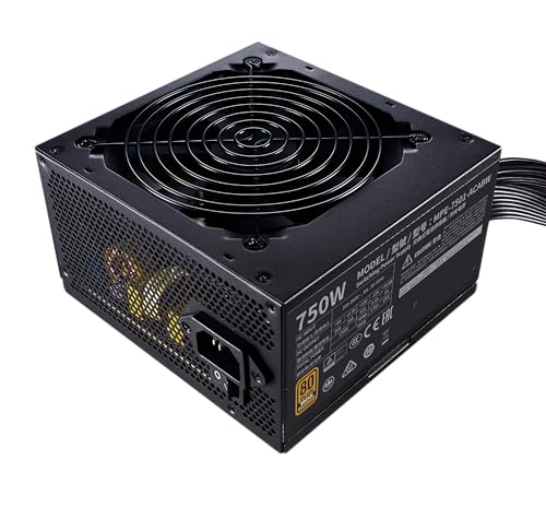 Fonte Cooler Master MWE 750 Bronze V2, 750W, 80 Plus Bronze, Preta, MPE-7501-ACAAW-BBR