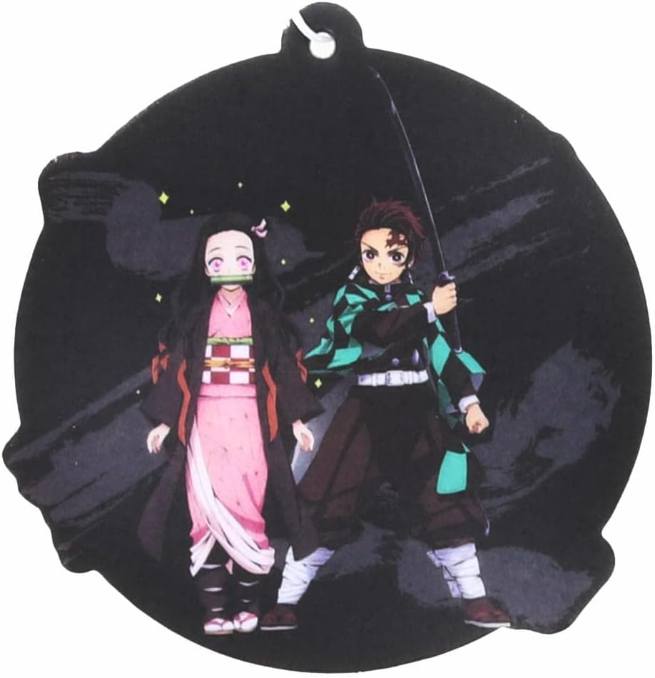 Tanjiro and Nezuko cute anime car freshener