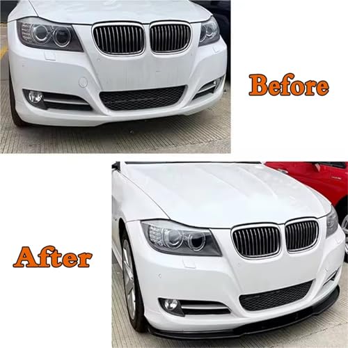 Kits carrosserie spoiler BMW E90 E91 LCI 320i 330i avec lame de pare-chocs avant