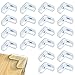 20 Pièces Protections D’angles Transparents,Protège Coin Bébé Transparent,Protege Coin de Table Bebe,Protection Angle Meuble,Sécurité Coin de Table Bébé,PVC, pour les Escaliers, Armoires, Hottes