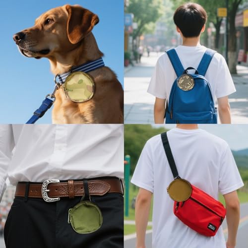 FULUDM 5 Stück Leckerlitasche Leckerlibeutel für Hunde - Futterbeutel Hundetraining Hundeleckerli Tasche Leckerli Beutel Tragbare mit Reißverschluss und Karabiner