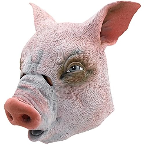 Bristol Novelty BM231 Pig Overhead Mask (One Size)
