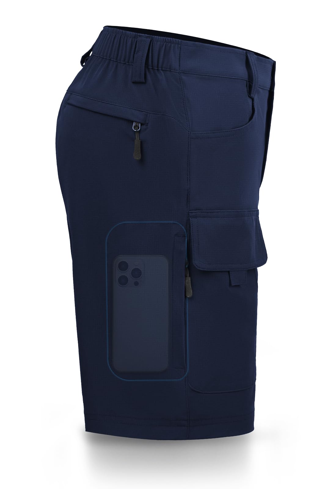 Men's Hiking Cargo Shorts 9"/10" Quick Dry Lightweight Waterproof for Golf Tactical Fishing Casual with 6 Pockets