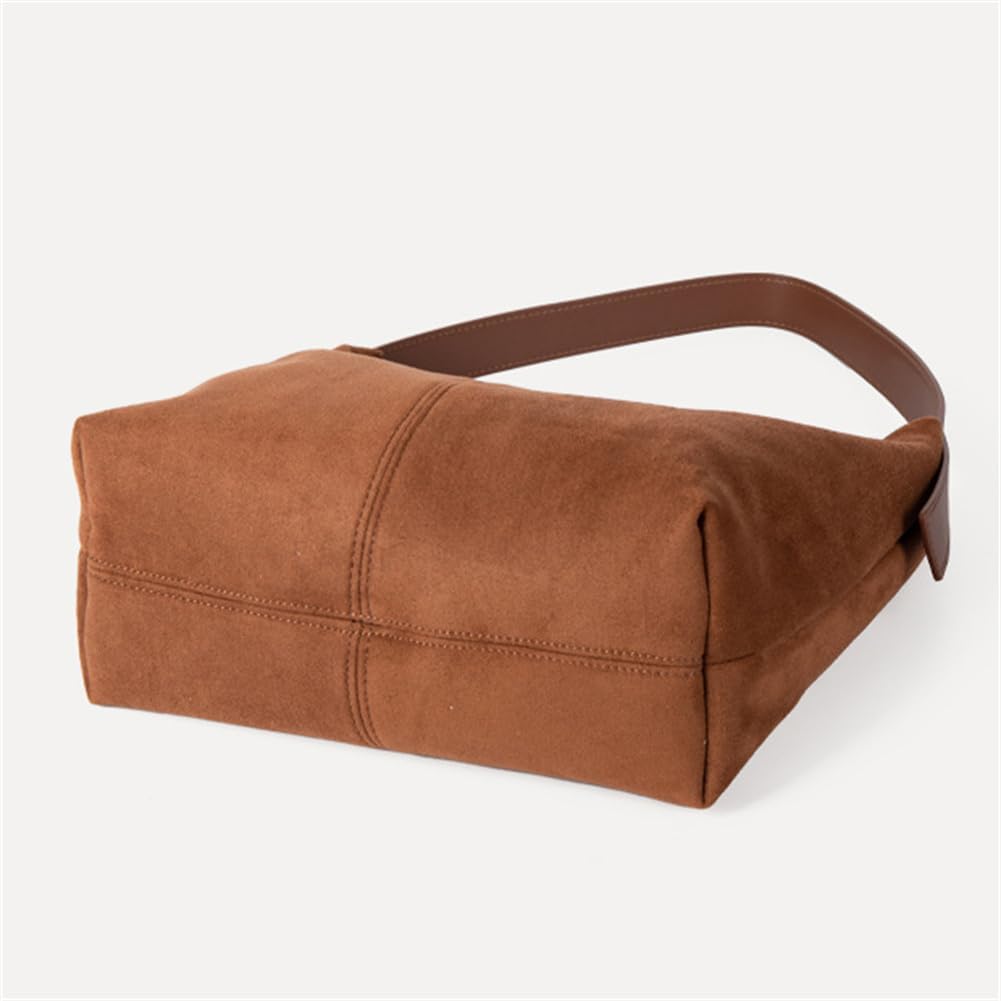Women’s Suede Hobo Handbag 2025 Fashion Underarm Bag Purse Tote Handbags Retro Winter Fall Satchels