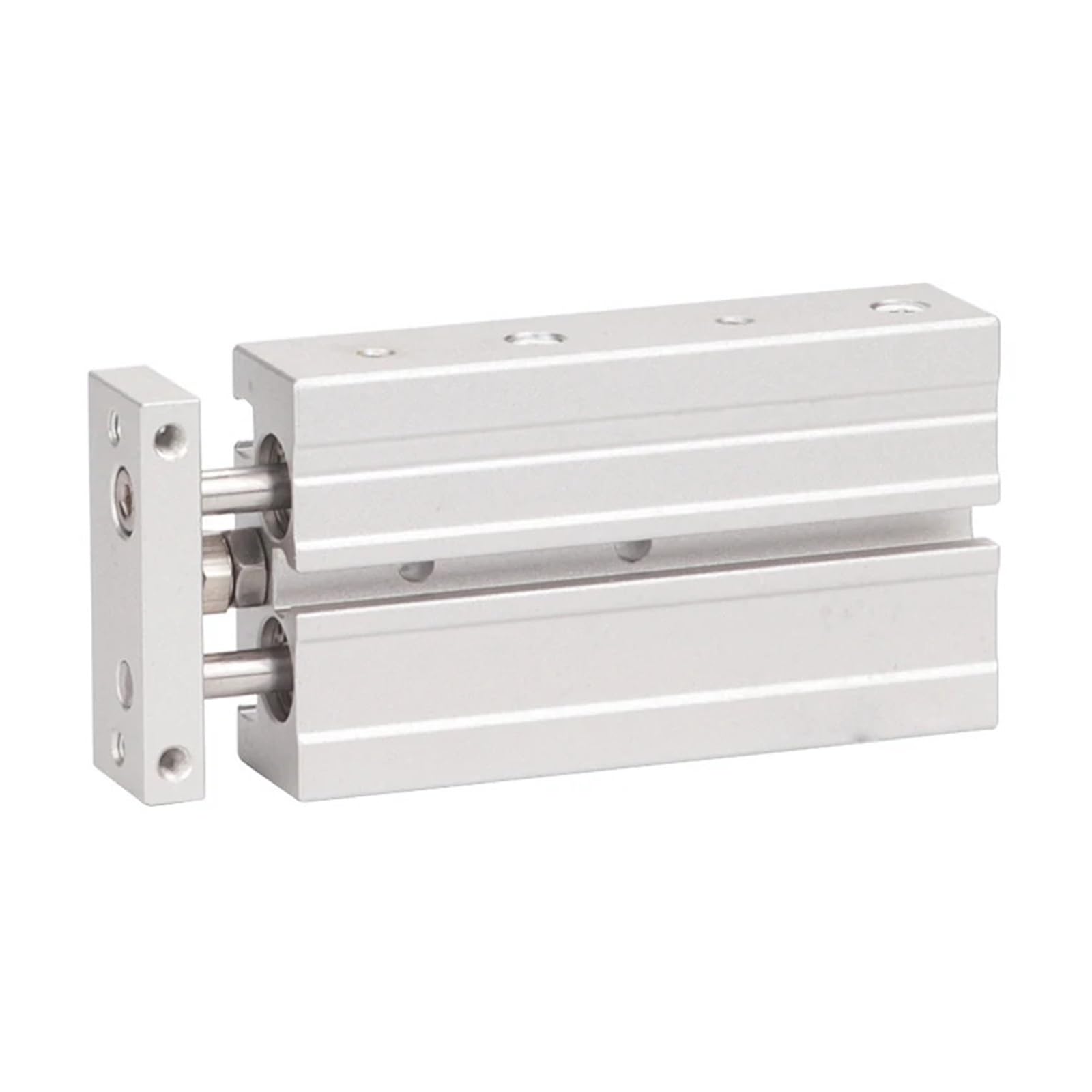 Cylindre pneumatique à double tige TR20X50S pour guidage précis