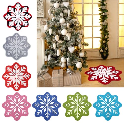 Tapis absorbant l'eau de Noël flocon antidérapant cuisine