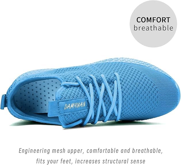 Image of Running Shoes for Women Slip On Tennis Walking Sneakers Sport Fashion Casual Workout Gym Athletic Hiking Nurse Non Slip Lightweight Breathable Trainers