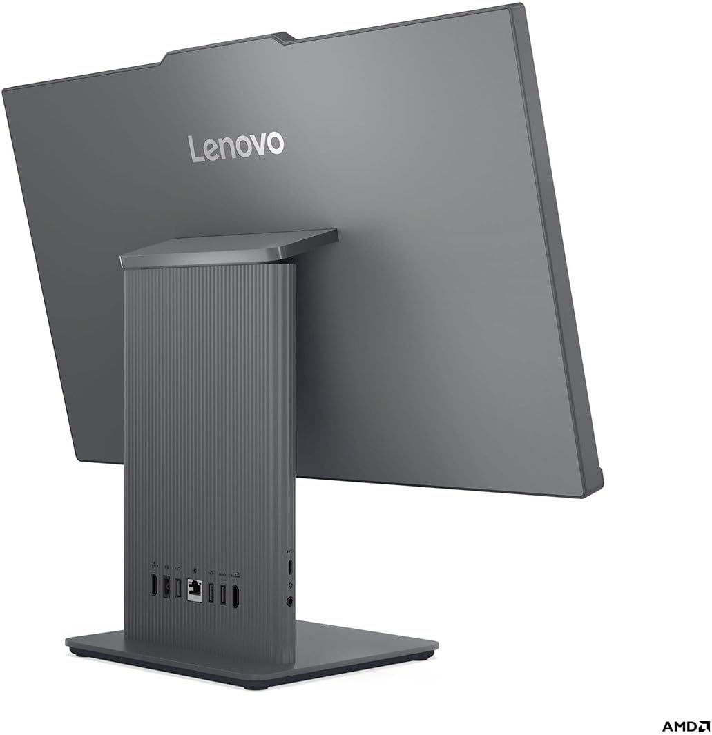 Lenovo IdeaCentre 24ARR9 F0HR0090US All-in-One Computer - AMD Ryzen 5 7535HS - 16 GB - 512 GB PCI Express NVMe 4.0 x4 SSD - 23.8" Full HD - Desktop - Luna Gray