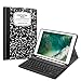 Produktbild Fintie Tastatur Hülle für iPad 9.7 2018 (6. Generation), Soft TPU Rückseite Gehäuse Keyboard Case mit eingebautem Pencil Halter, magnetisch Abnehmbarer QWERTZ Bluetooth Tastatur, Notizblock