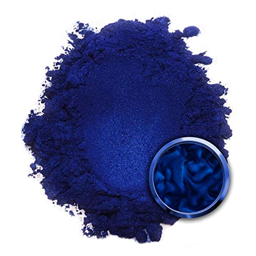 Eye Candy Premium Mica Powder Pigment “Aoi Hi Blue” (25G) Multipurpose Diy Arts And Crafts Additive | Woodworking, Epoxy, Resin, Paint, Nail Polish, Lip Balm (Aoi Hi Blue, 25G) #TOP1