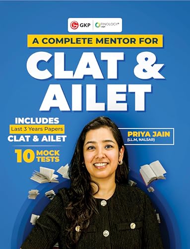 CLAT & AILET 2026: 10 Mock Tests with Solutions, Includes