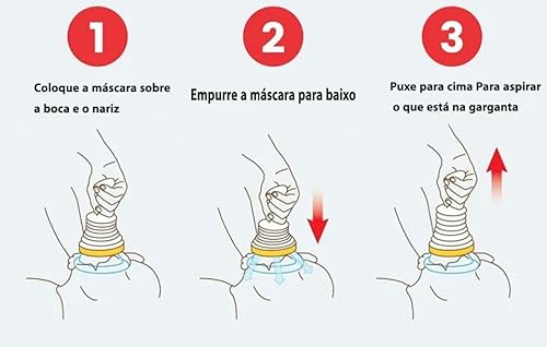 Dispositivo de Resgate de Asfixia por Engasgo Primeiros Socorros Adulto Infantil Kit Casa