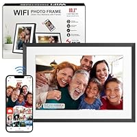 Digitaler Bilderrahmen 32 GB 10,1 Zoll WLAN Digitaler Fotorahmen 1280x800 IPS LCD Touchscreen Intelligenter Fotorahmen Automatische Drehung Sofortiges Teilen von Fotos Oder Videos über die Frameo App