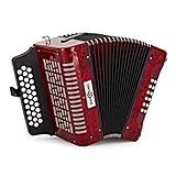 Diatonic Button Accordion by Gear4music 12 Bass