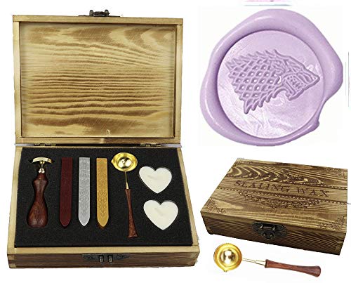 Coffret cachet de cire complet pour sceller proprement vos enveloppes