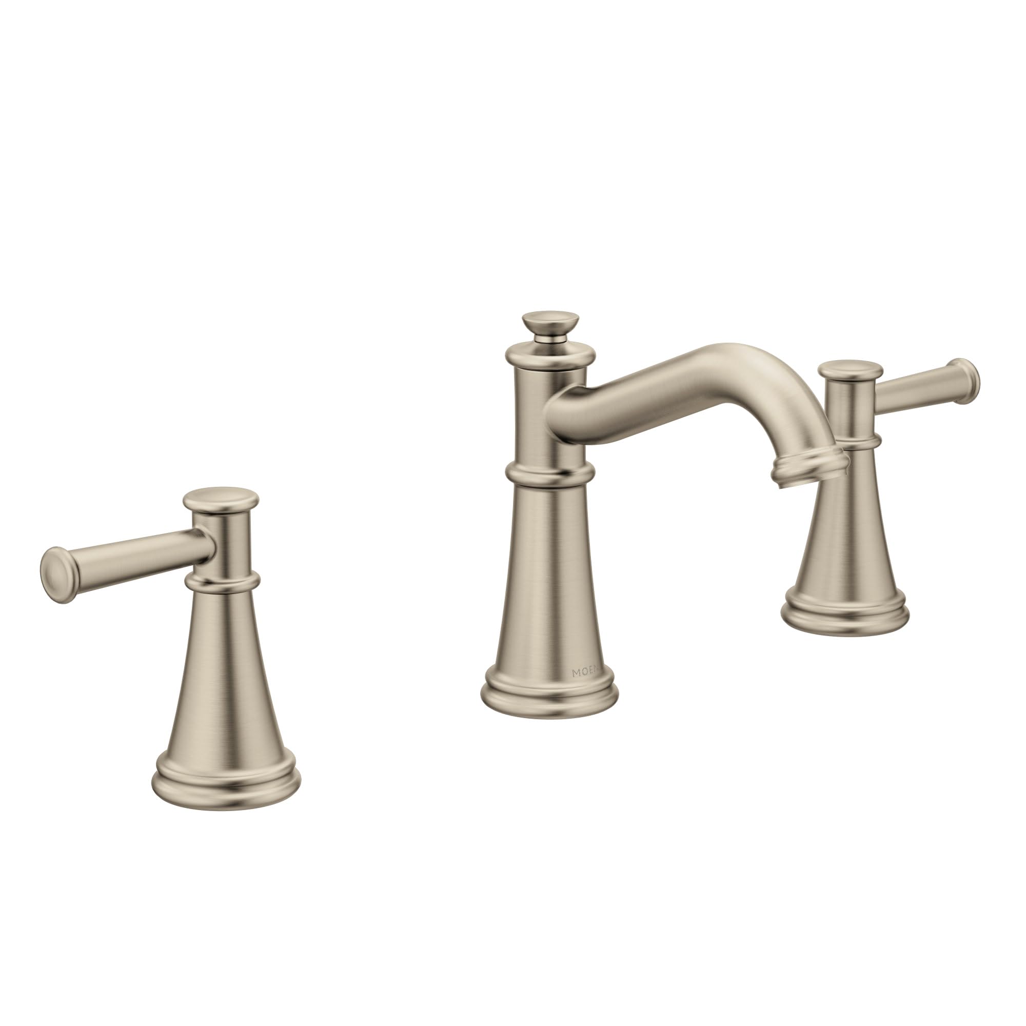 Moen Belfield Fırçalanmış Nikel İki Saplı 8-İnç Yaygın Banyo Bataryası Trim Kiti, Vana Gerekli, T6405BN