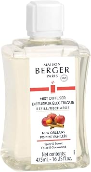 Fragrance Refill for Lampe Berger Ultrasonic Electric Mist Diffuser - 475 milliliters - 16 Fluid Ounces - Made in France New Orleans