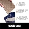 GORILLA GRIP Cat Litter Box Mat, Water Resistant, US Designed Kitty Litter Trapping Mats, Easy to Clean, Scatter Control, Less Mess and Clean Floors, Kitten Supplies for Indoor Cats, 17x11 Beige #4