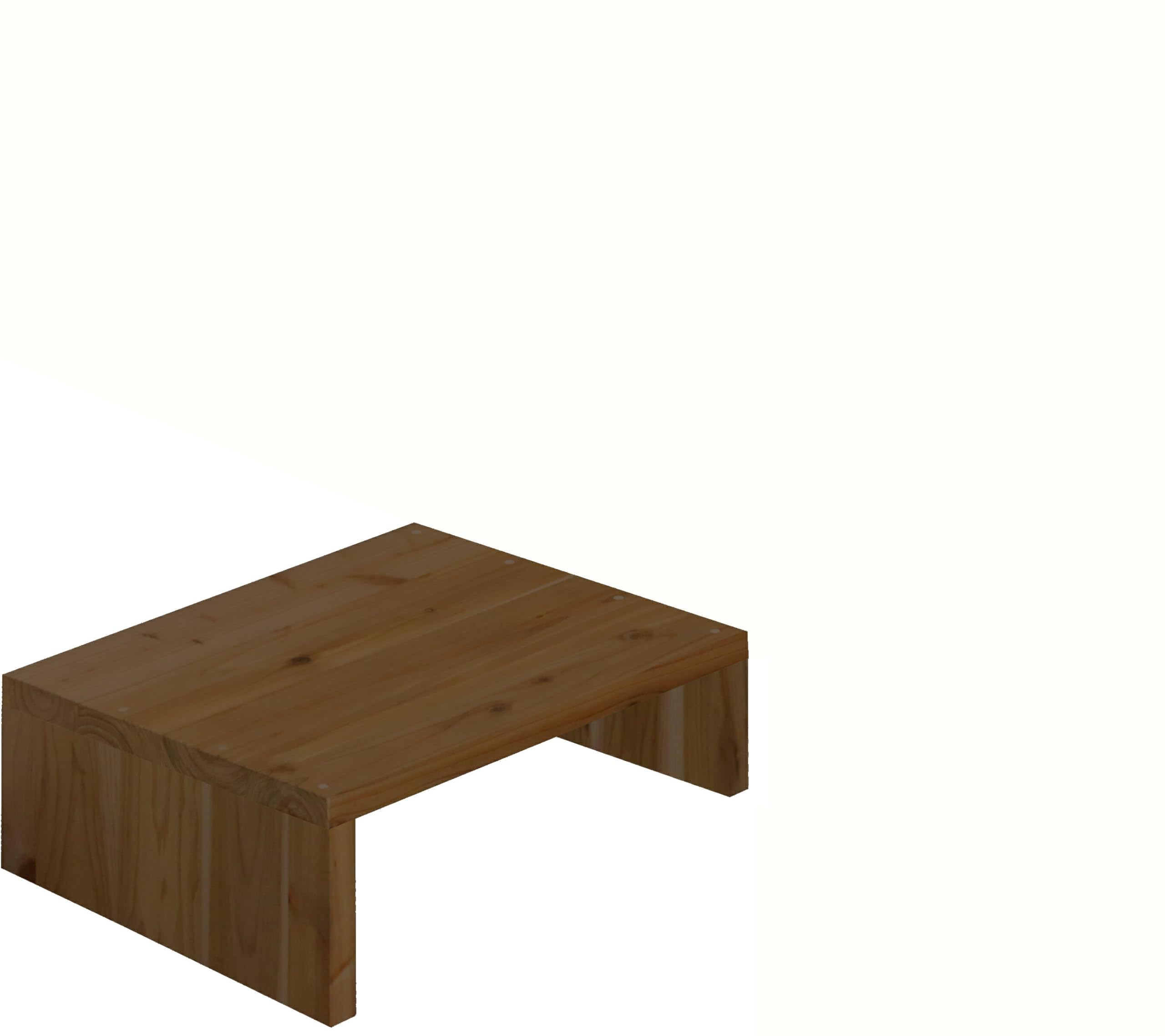 Amazon.co.jp: WOODPRO コの字 シェルフ 幅50cm 高さ20cm 奥行40cm