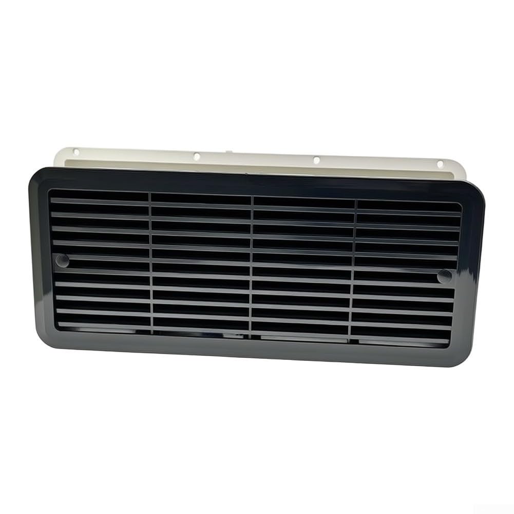 Ventilador lateral RV silencioso para frigorífico, 480 mm, plástico, para color blanco, negro para camper (blanco)