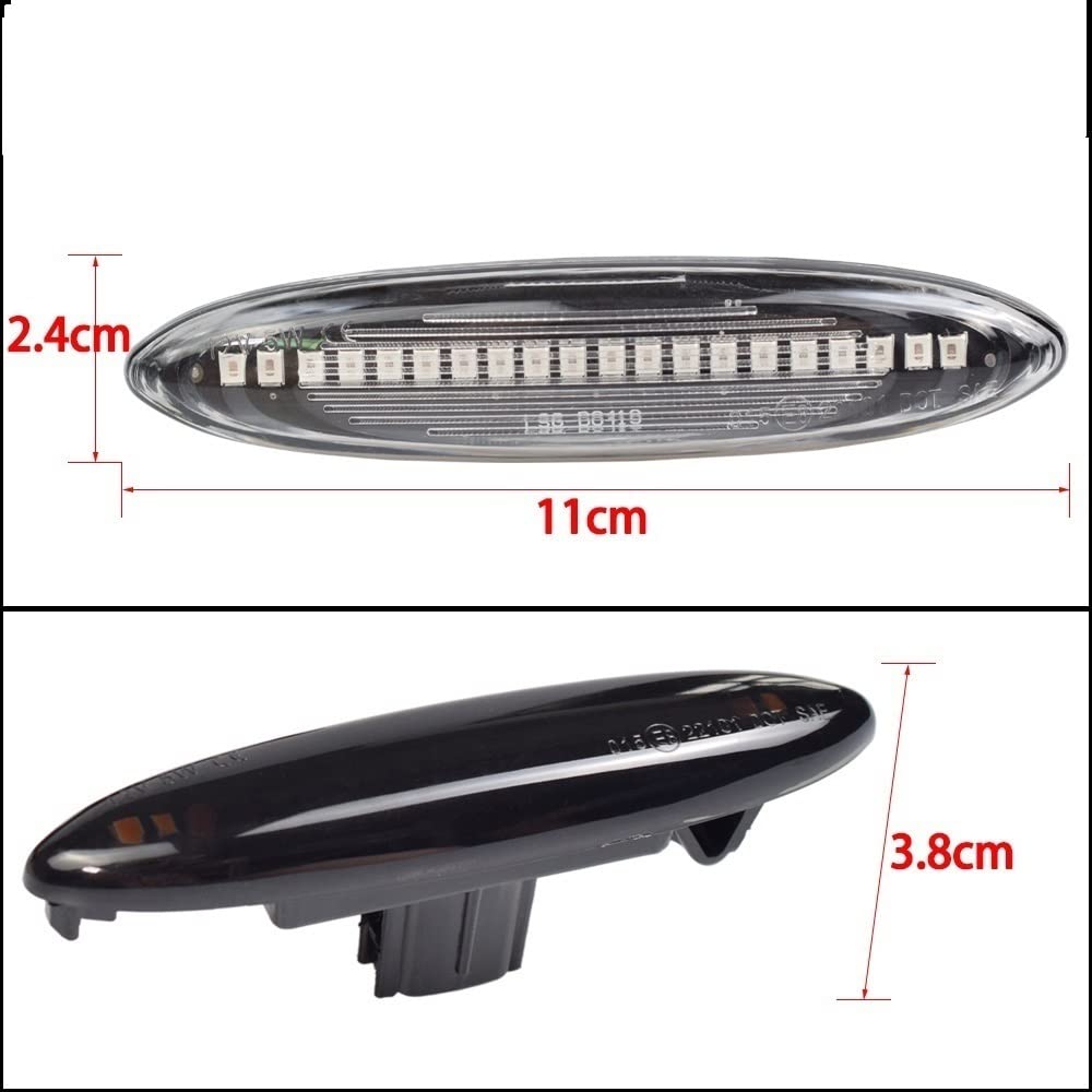 Lot De 2 Feux De Position Latéraux LED Dynamiques Pour