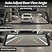 X1PRO Rear View Mirror Dash Cam 9.88” Full Touch Screen Dual Lens with 1296P Front and 720P Super Night Vision Stream Media Backup Camera kit, WDR,LDWS, GPS Tracking,Auto-Brightness Adjusting
