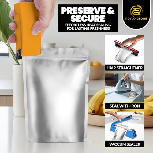 120 Mylar Bags with Oxygen Absorbers