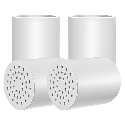 Tysun 4 Pack 18 Stage Shower Filter Cartridge Replacement Shower Head Filter Cartridge Universal Fit Any Similar Shower Water Filter