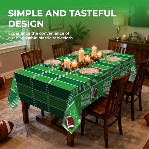 Nappe jetable football de qualité supérieure résistante pour décoration de table - 4