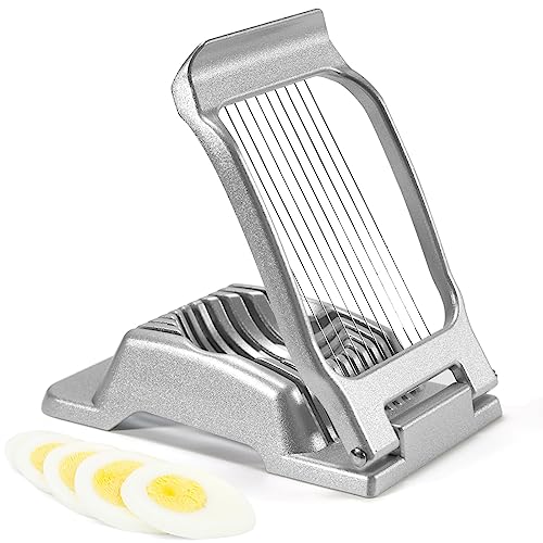 Tagliauova In Acciaio Inox - Affettatrice Per Uova, Frutta E Verdura, Compatto 10.5x7cm - Foto 2