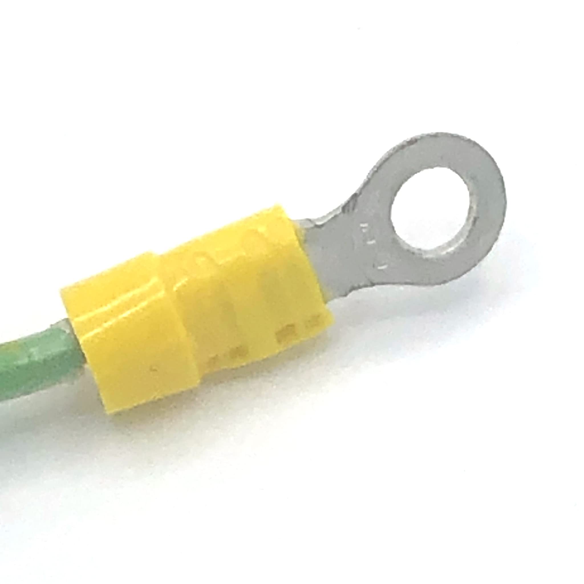 3 Foot 12 AWG Ground Wire with #10 Ring terminals and Bolt (Pack of 3)