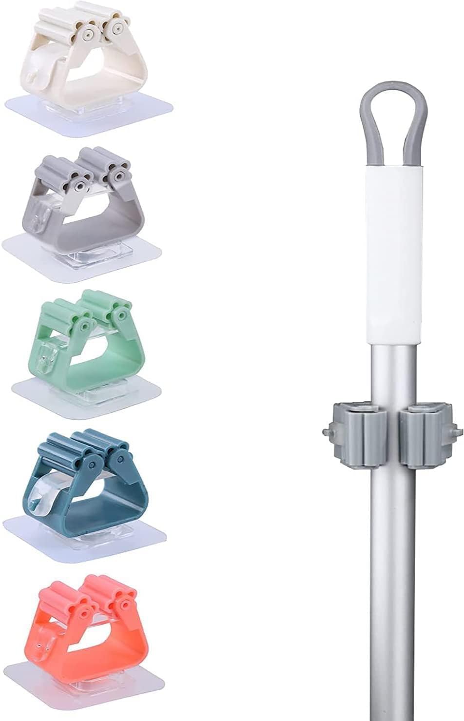 Magic Sticker Series Self Adhesive Mop and Broom Holder, Pack of 2-image-45