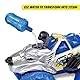 Dickie Toys - Arctic Ice Monster Auto (25 cm) - großer Monstertruck ab 3 Jahre mit Dampf-Funktion & Gummireifen, Spielzeugauto für Kinder mit Freilauf, Licht & Sound, inkl. Batterien