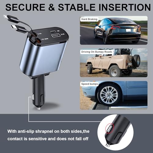 Retractable-4-in-1-Fast-Car-Phone-Charger-60W-USB-Car-Charger-Compatible-with-iPhone-1514131211-Galaxy-Pixel