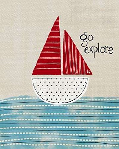 Go Explore Poster Print by Katie Doucette (8 x 10)
